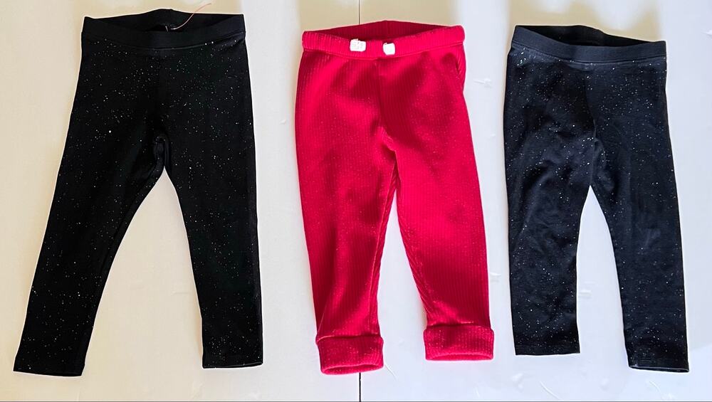 Cat & Jack Girls Toddler Shirt & Leggings Mixed Bundle of 4 Size 2T New